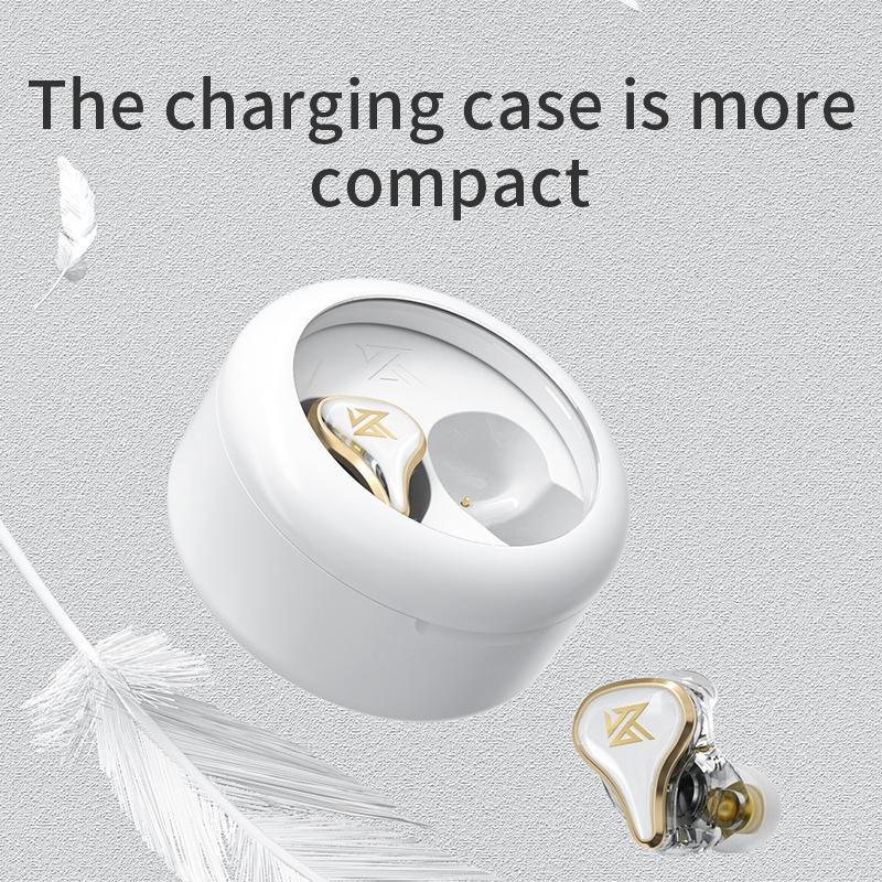 Hybrid Bluetooth 5.2 True Wireless Tws Earphones - Kz Sk10 - White
