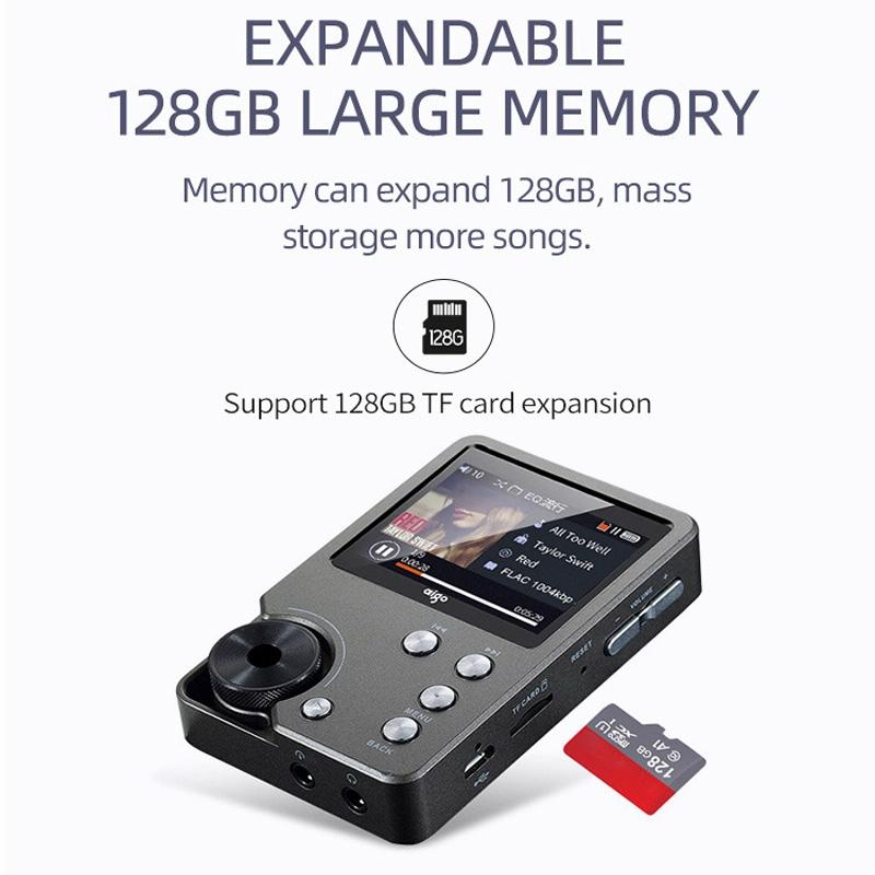 Lossless Dsd256 Music Player Silver Gray - Without Tf Card