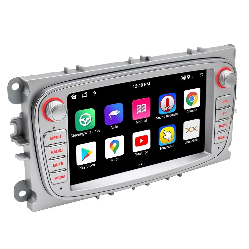 7 Inch Android Navigation Radio For Ford Focus - Bluetooth Rds 1 + 32G - Black 2 + 32G