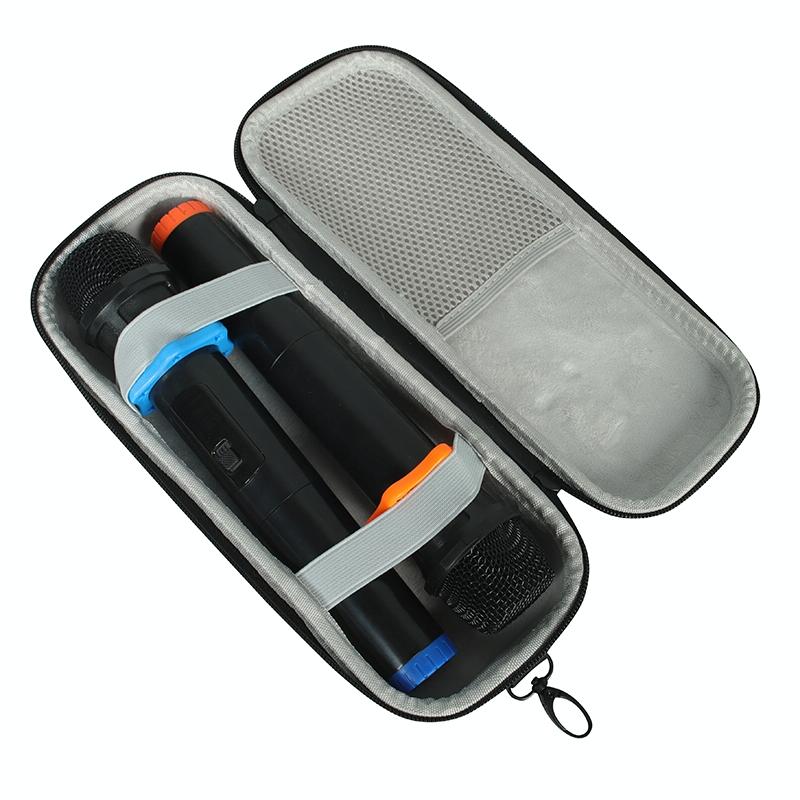 Jbl Partybox On-the-go Hard Eva Storage Bag with Microphone Bag - Shockproof - Black + Grey