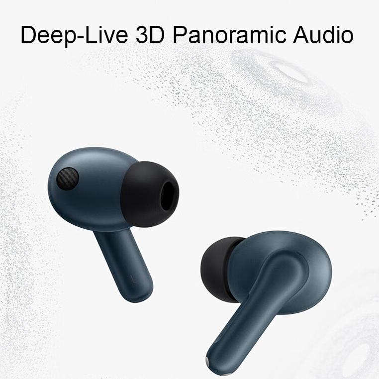 Wireless Smart Noise-cancelling Earphones for Sports - White