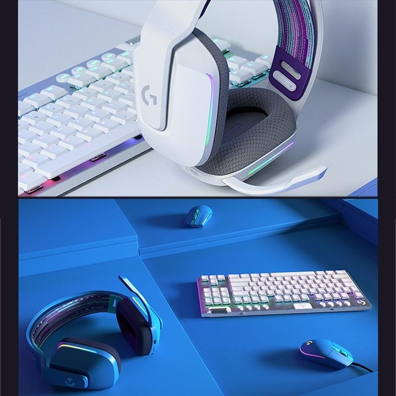 Wireless Rgb Gaming Headset With Light Speed - Black