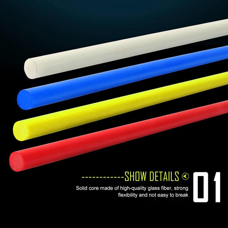 2-pack Golf Alignment Sticks for Accurate Ball Direction - Red Fiberglass - White No Package