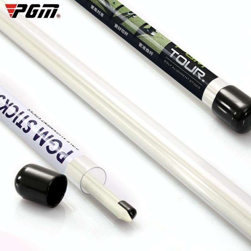 2-pack Golf Alignment Sticks for Accurate Ball Direction - Red Fiberglass - Yellow No Package
