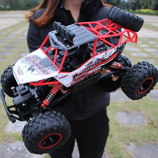 Off-road Climbing Car with 2.4ghz Remote Control and Double Motors - Red