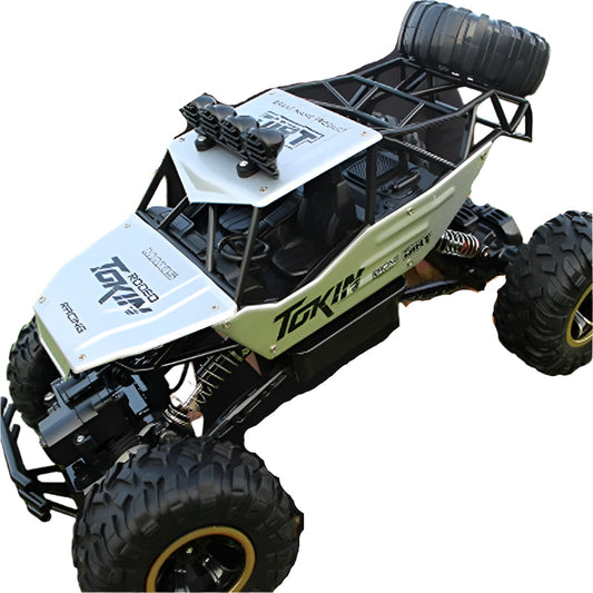 Off-road Climbing Car with 2.4ghz Remote Control and Double Motors - Silver