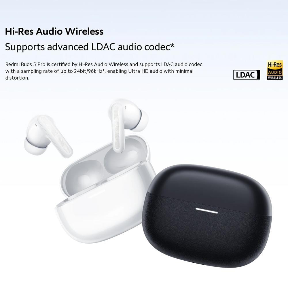 Wireless Redmi Buds 5 Pro Bluetooth Earphones - White