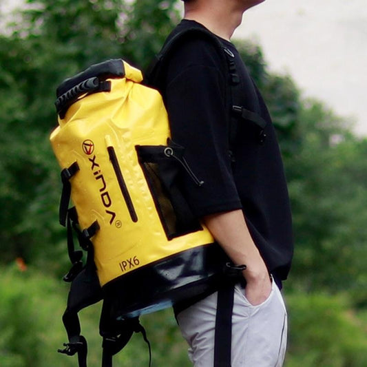 Waterproof Upstream Storage Shoulder Bag L For Mountaineering - Yellow