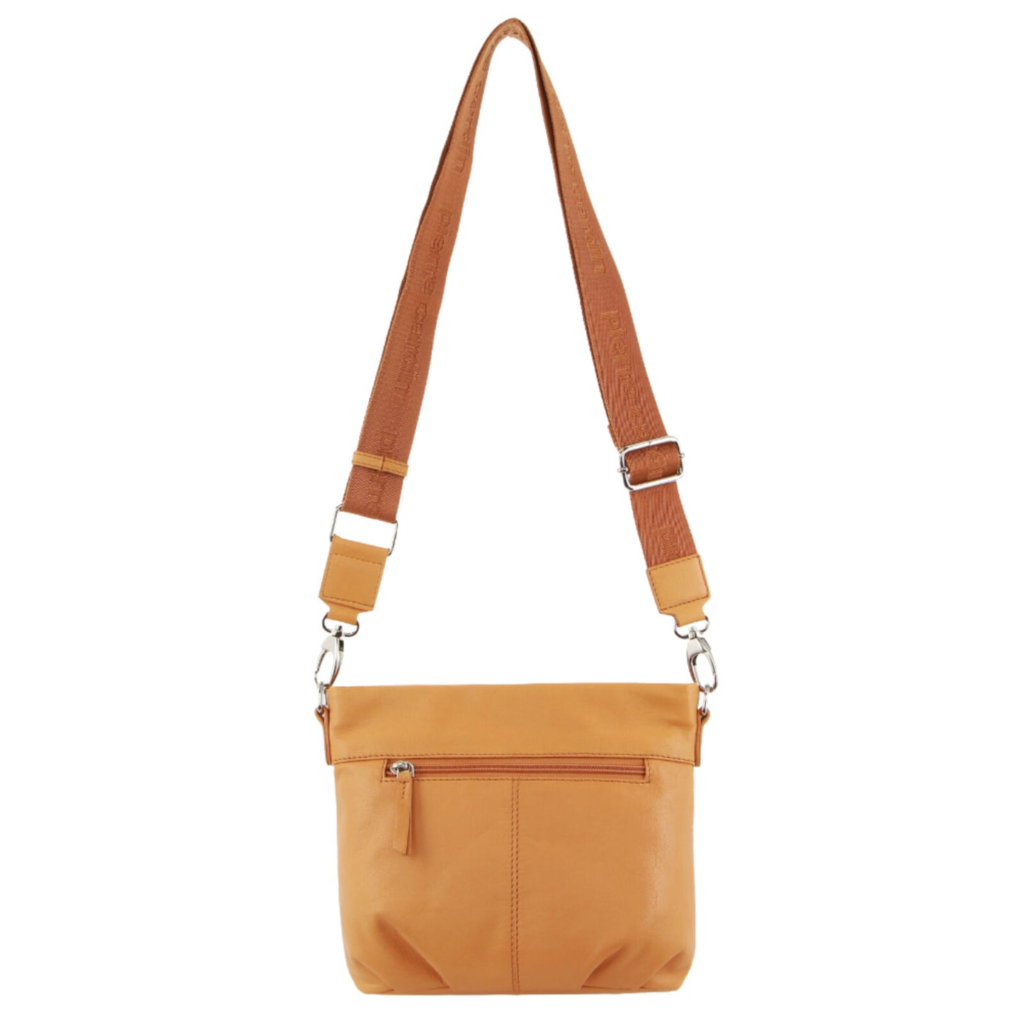 Pierre Cardin Leather Crossbody Bag w/ Shoulder Strap in Apricot