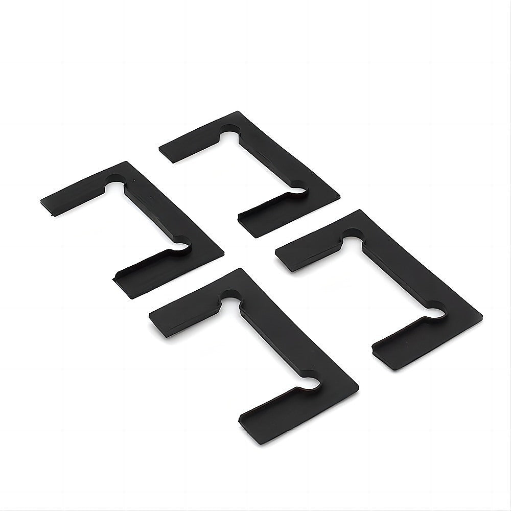 110cm Wall to Wall Frameless Shower Screen with Gold Brackets and Brass Hinges, Round Handle