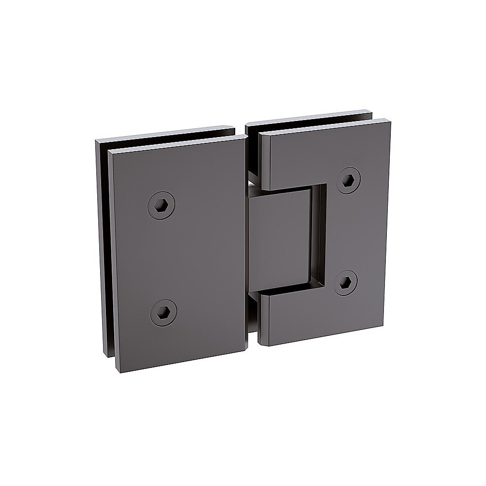 100x100cm Double Door Corner Shower with Gunmetal Channels and SS Hinges, Round Handle