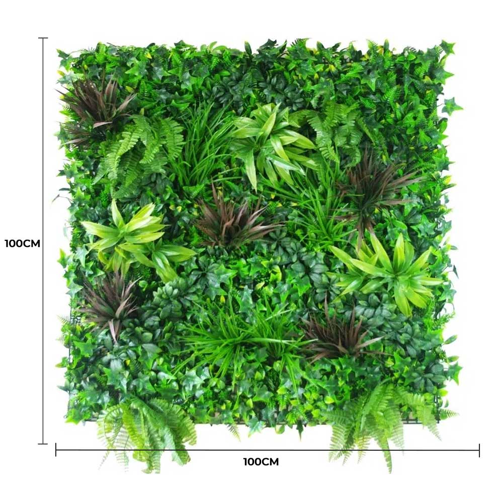 Coastal Greenery Vertical Garden / Green Wall UV Resistant 100cm X 100cm