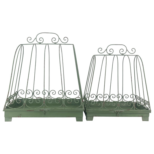 Set 2 Nested Handbag Conservatory Style Planters 45cm