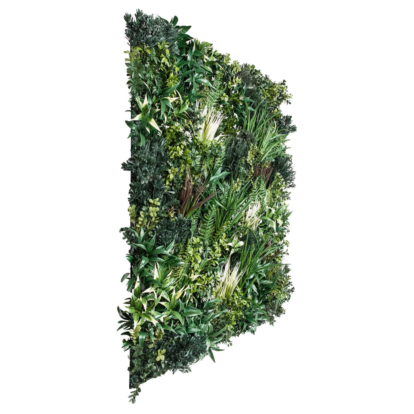 Green Forest Bespoke Commercial Grade Metal Backed Vertical Garden / Green Wall UV Resistant 1m x 1m Fire Retardant