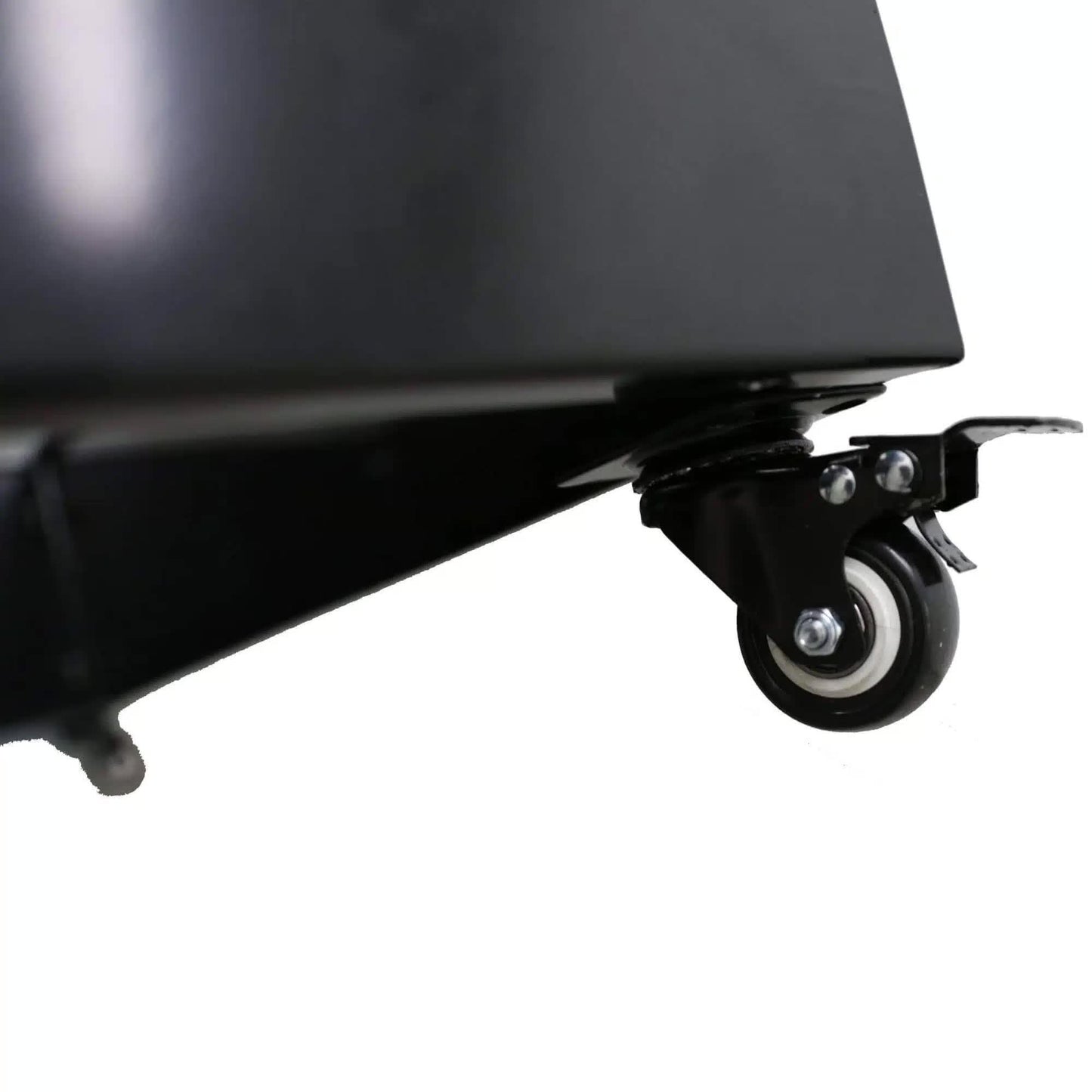 Black Metal Planter Medium + Wheels