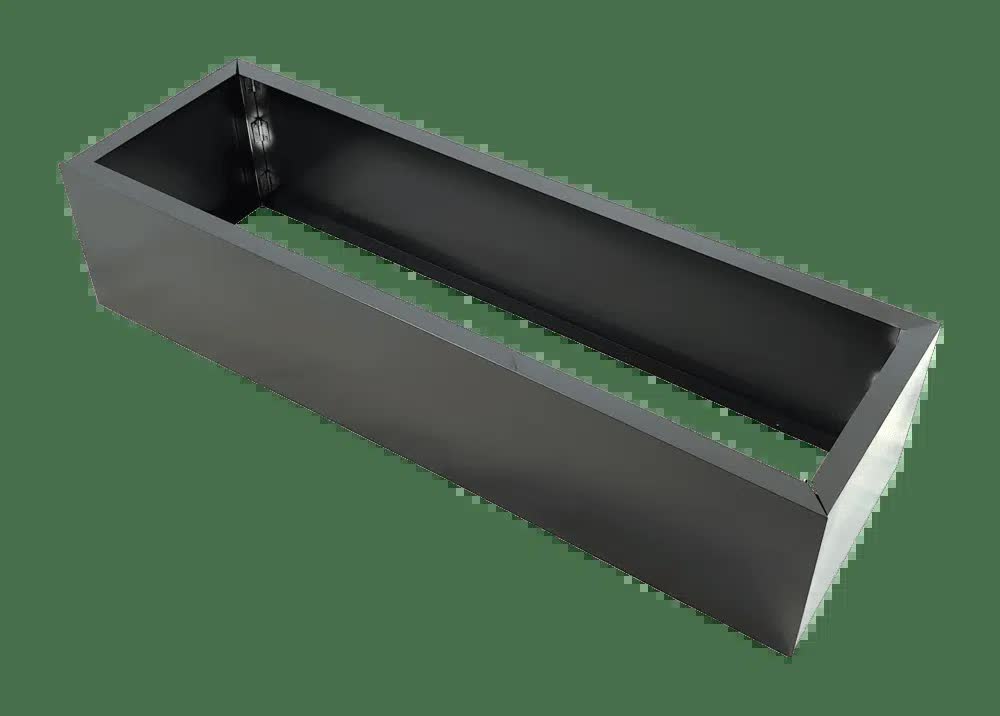 Grey Metal Planter Small