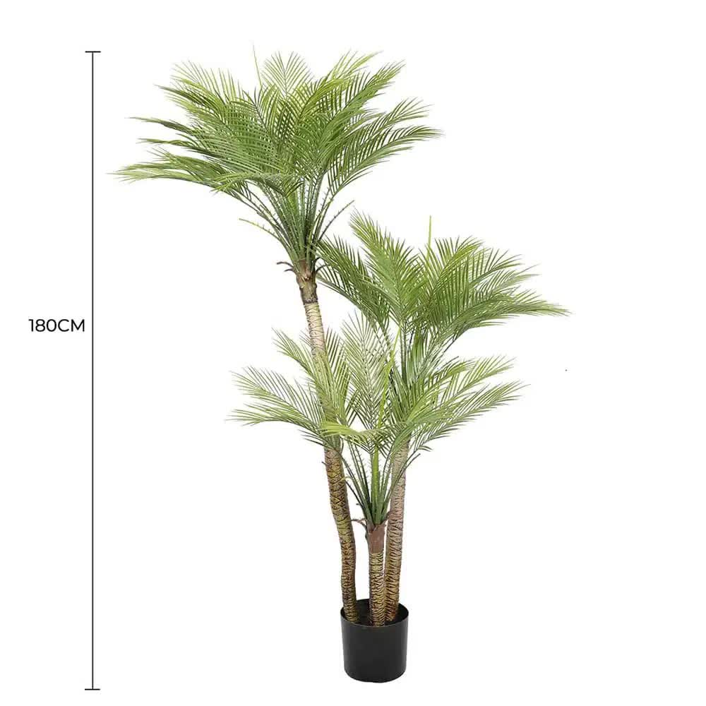 Artificial Parlour Palm Tree 180cm Multi Trunk UV Resistant