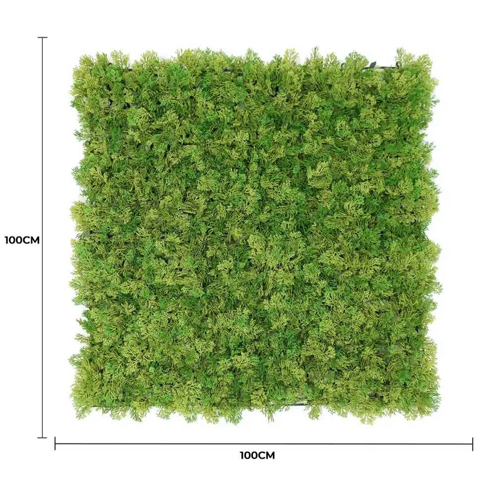 Nearly Natural Two-tone Moss Panel UV Resistant 100cm x 100cm (Back Order Only)