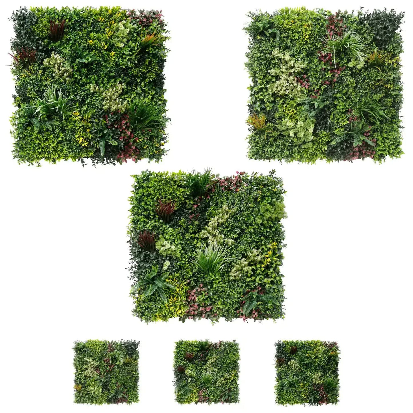 [Draft] Luxury Triptych Vertical Garden / Living Wall Set 3 of Pieces 1m x 1m (3 SQM Set) UV Resistant