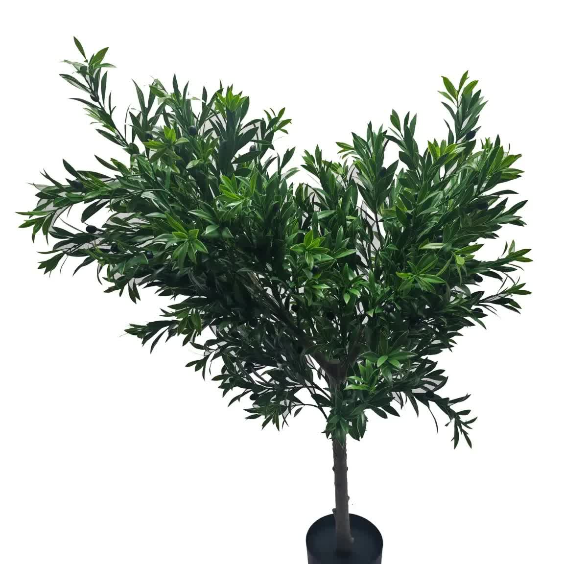 Premium Artificial Olive Tree 130cm UV Resistant