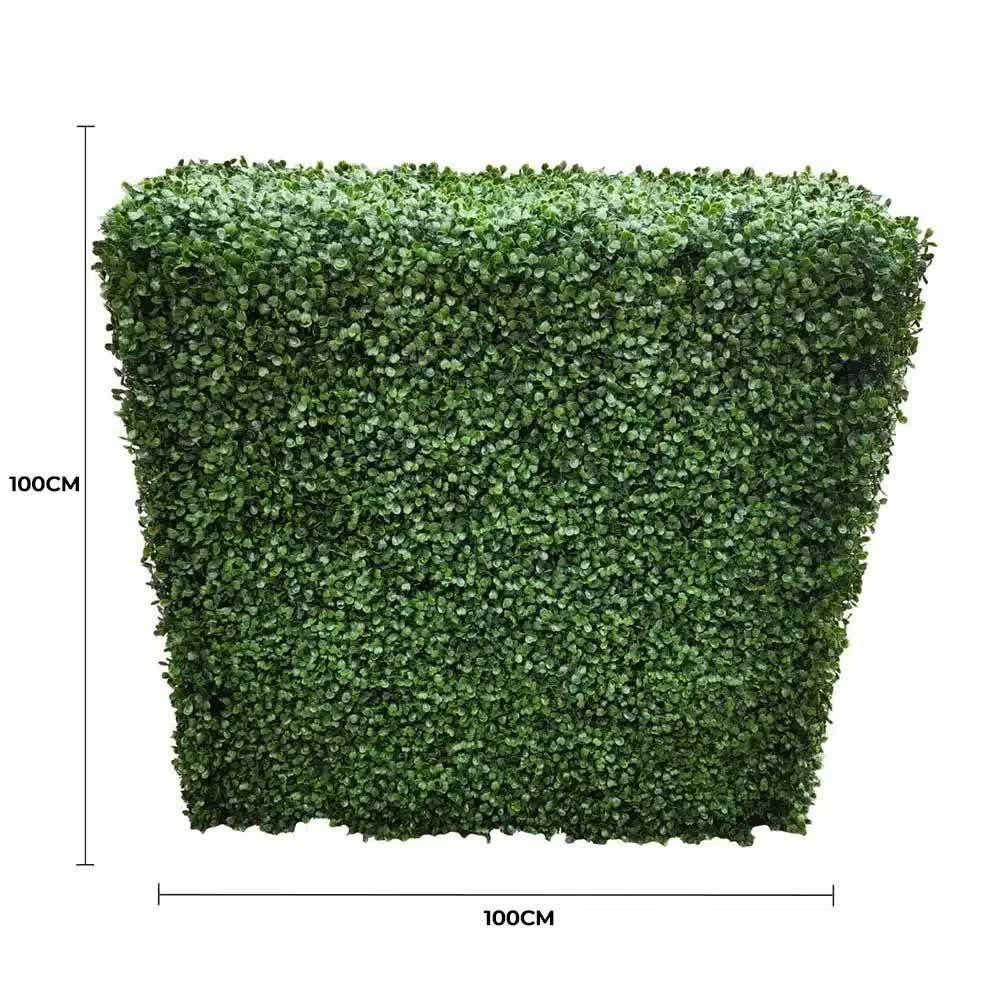 Portable Boxwood Hedge UV Resistant 100cm Long x 100cm High