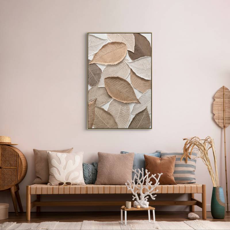 Modern Leaves Artwork 80x120cm