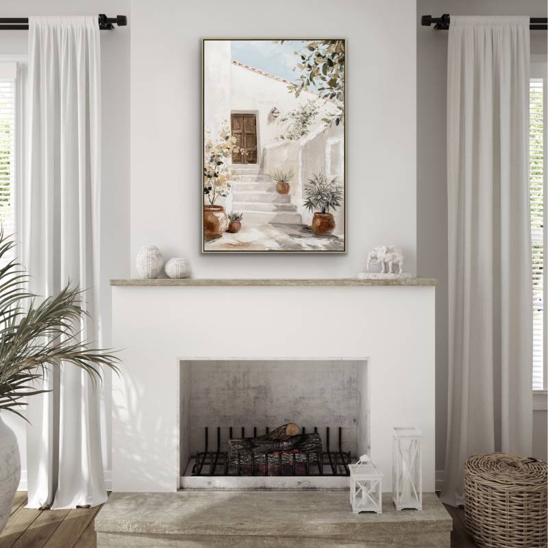 Tuscan Entrance Artwork Framed Wall Art 80x120cm