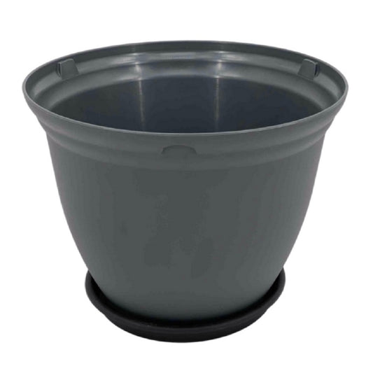 bulk 12 Large Garden Pot & Saucer Assort 41cm