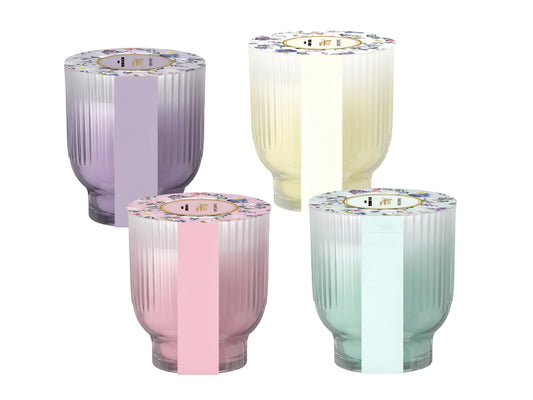 bulk 12 Jardin Floral Scented Candle 270g 4 Assort