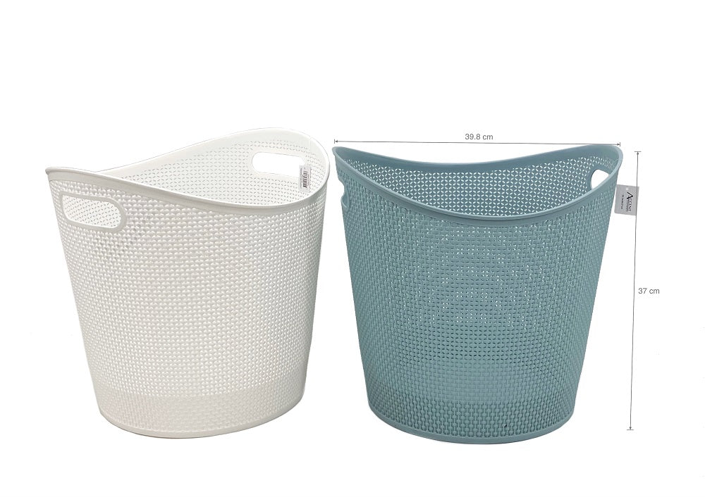 bulk 8 Scoop Basket w Handle Assort 39cm