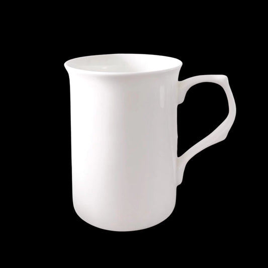 bulk 24 White Bone China Mug 310ml