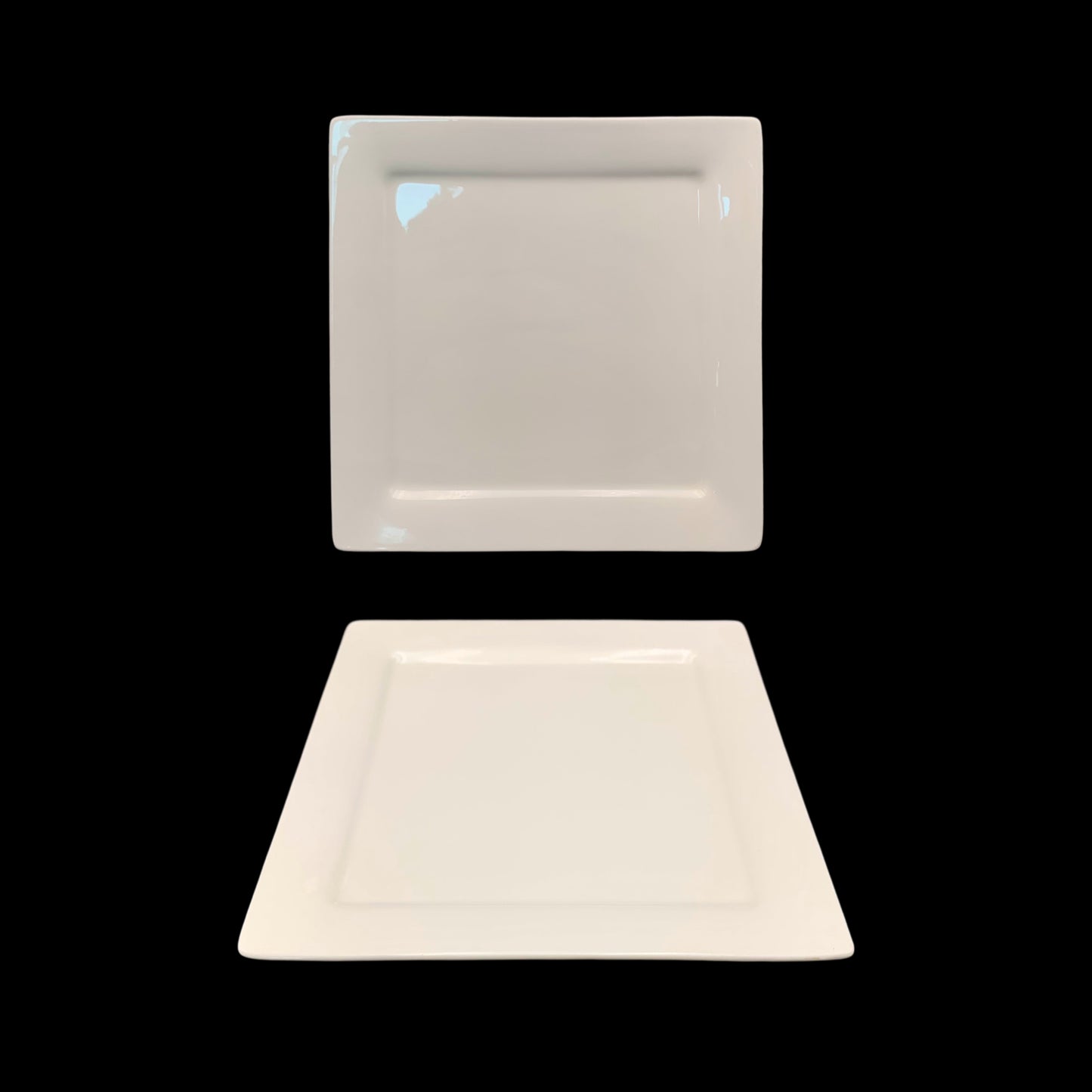 bulk 24 White New Bone China Square Side Plate 21cm