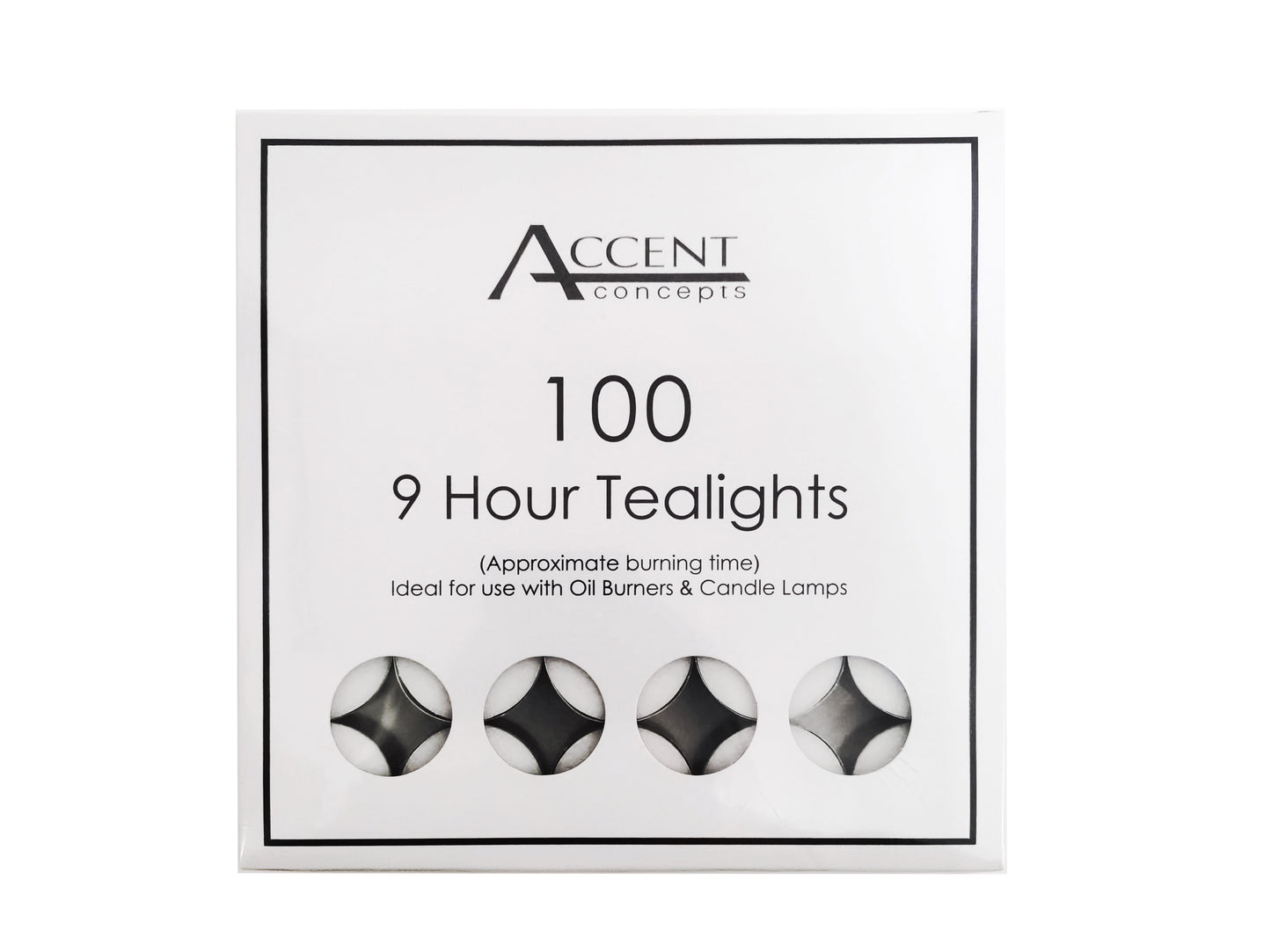 bulk 600 Accent 9 Hour Tealight Candle