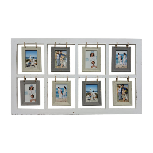 Antique 8 Collage Hanging Photo Frame 100cm