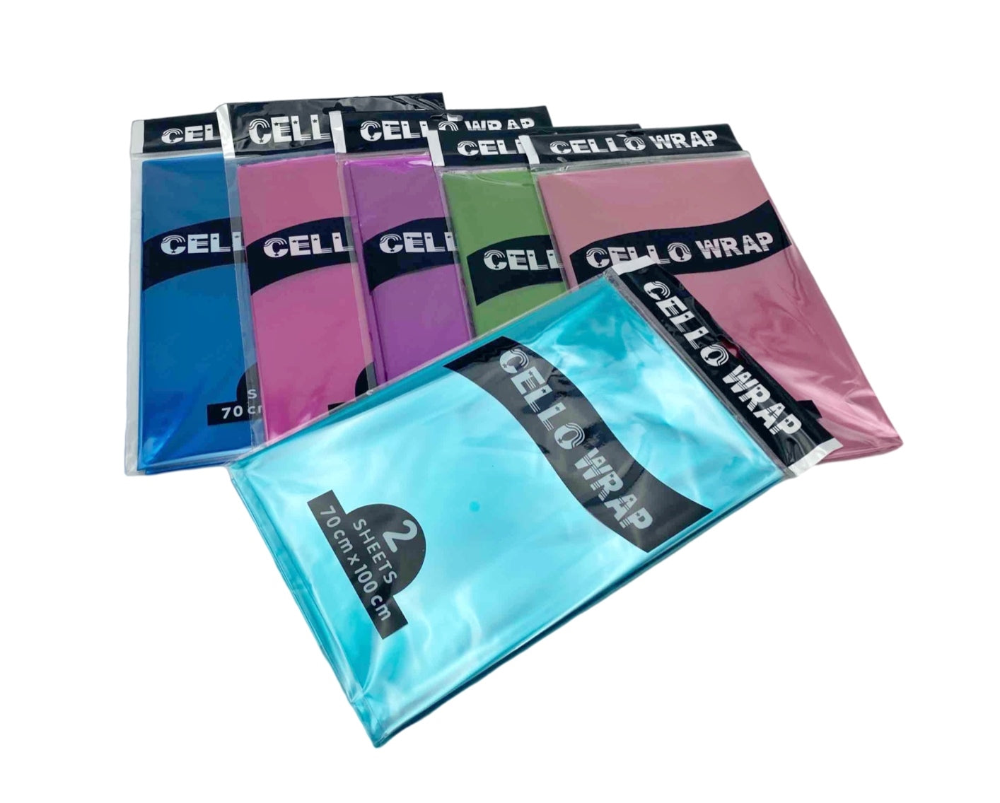 bulk 144 Cello Coloured 100cm Assorted Color