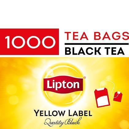 1000 Lipton Tea Bags Yellow
