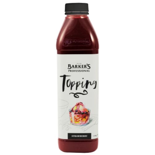 Barkers Topping Strawberry 1L