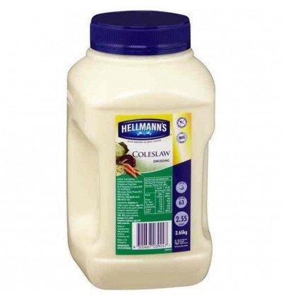 4 X Hellmann Dressing Coleslaw 2.55L