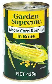 Whole Corn Kernels In Brine 425G
