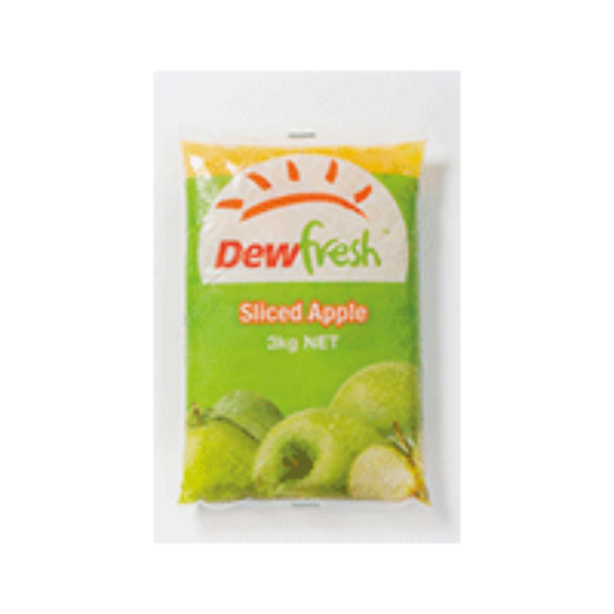 3 X Dewfresh Pie Apple Sliced Pouch Pack 3Kg