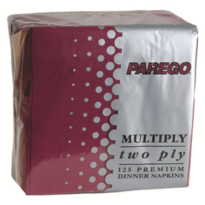 1000 Napkins 2 Ply Dinner Burgundy