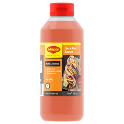 Maggi Fiery Hot Sauce 1L