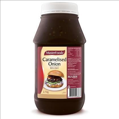 6 X Masterfoods Relish Caramelised Onion 2.75Kg