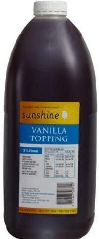 4 X Sunshine Topping Vanilla 3L