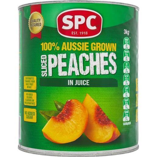 3 X Spc Peaches Sliced In Juice 3Kg