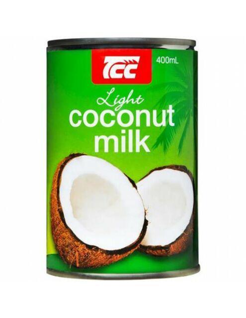 12 X Tcc Coconut Milk Lite 400G