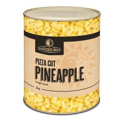 3 X Pineapple Pizza Cut Thailand 3Kg