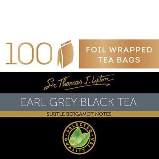 100 Lipton Tea Bags Earl Grey