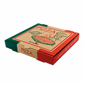 100 Pizza Boxes 23Cm 9 Inch Brown Printed