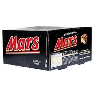 Mars Bars 50 Pack X 18G